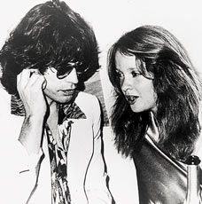 Sabrina Guinness and Mick Jagger