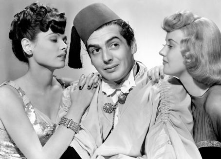 Phyllis Brooks and Victor Mature