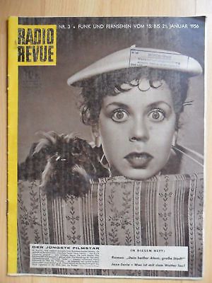 <b>Ruth Stephan</b>, Radio Revue Magazine 15 January 1956 Cover Photo - Germany - op78a51d3u43a81o