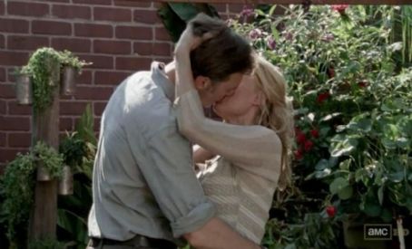 David Morrissey and Laurie Holden