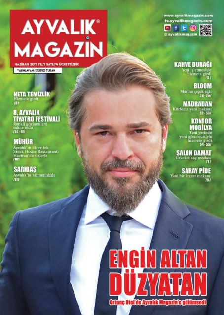 Engin altan düzyatan, ayvalik magazin magazine june 2017 cover photo ... Altan cover