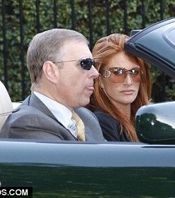 Angie Everhart and Prince andrew Duke of york