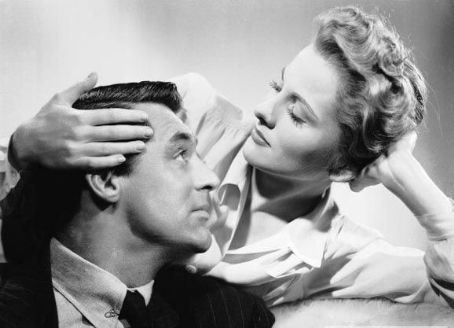 Cary Grant and Joan Fontaine