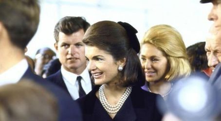 Jacqueline Kennedy and Ted Kennedy