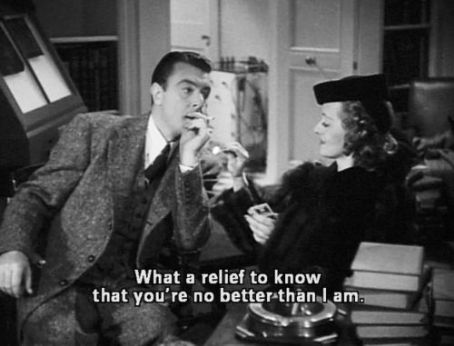 Bette Davis and George Brent