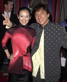 Zhang Ziyi and Jackie Chan