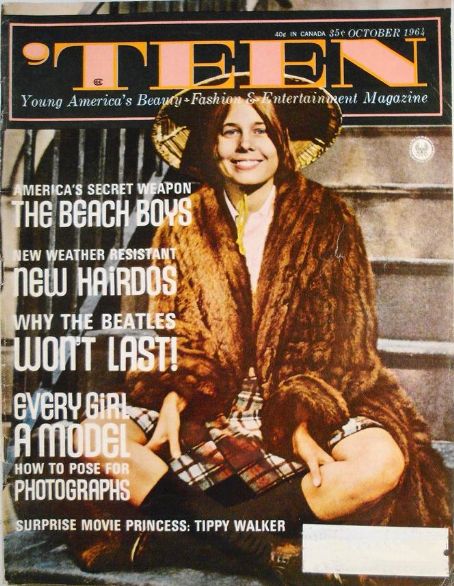 Tippy Walker Magazine October 1964 Cover Photo United States Tippy Walker Magazine United States October 1964