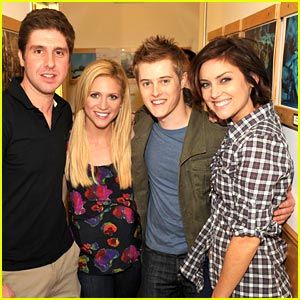Brittany Snow and Lucas Grabeel