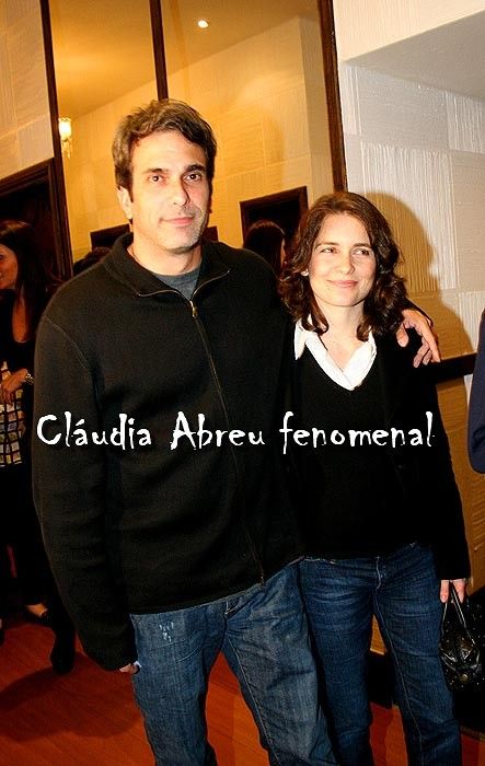 Cláudia Abreu and José henrique Fonseca