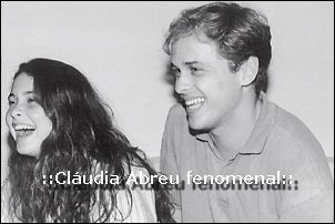 Cláudia Abreu and Guilherme Fontes