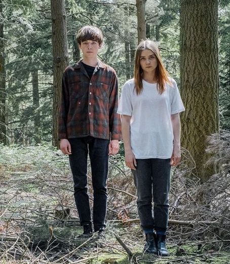 Alex Lawther and Jessica Barden