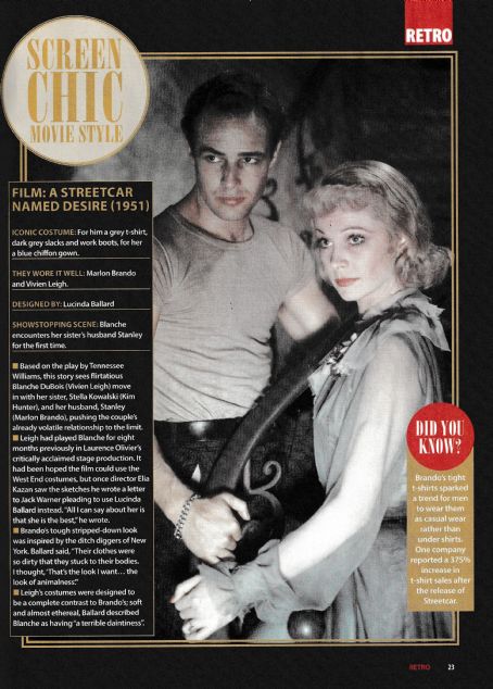 Marlon Brando and Vivien Leigh