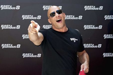 Vin Diesel attends the 'Fast & Furious 8' photocall at the Villamagna Hotel on April 6, 2017 in Madrid, Spain