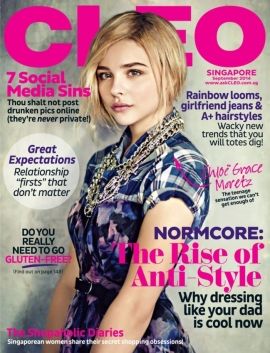 Chloë Grace Moretz, Cleo Magazine September 2014 Cover Photo - Singapore