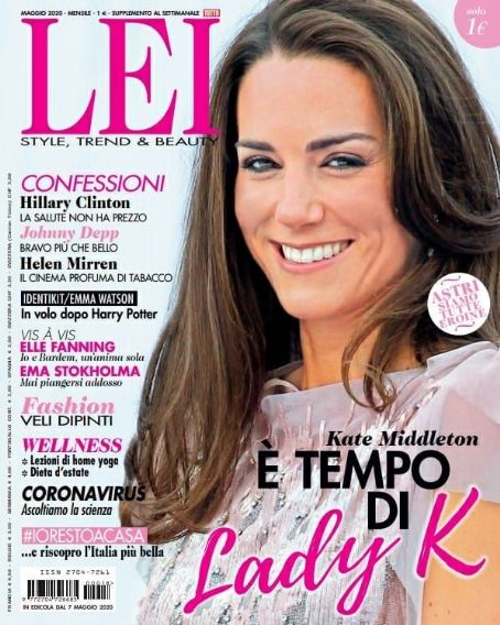 Catherine Duchess of Cambridge, Lei Style Magazine May 2020 Cover Photo