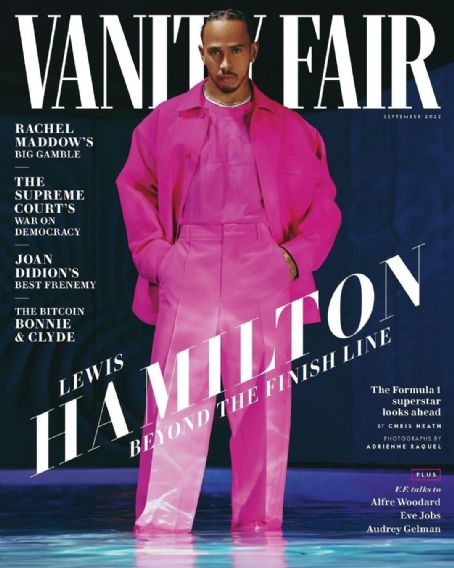 Lewis Hamilton, Vanity Fair Magazine September 2022 Cover Photo ...