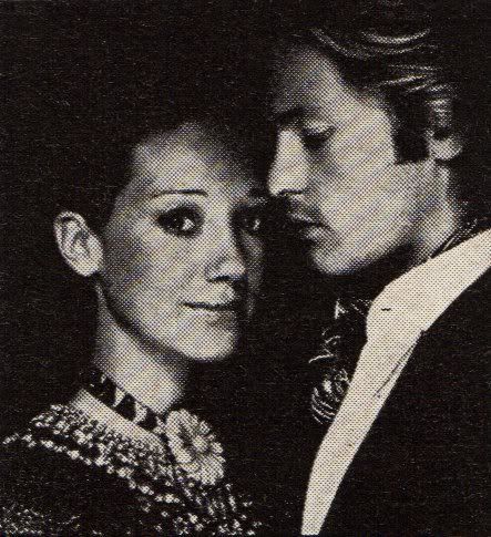 Helmut Berger and Marisa Berenson
