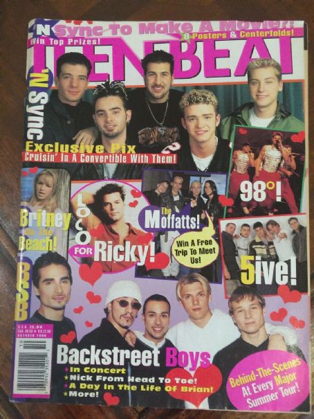*NSYNC - Teen beat Magazine Cover [United States] (October 1999)
