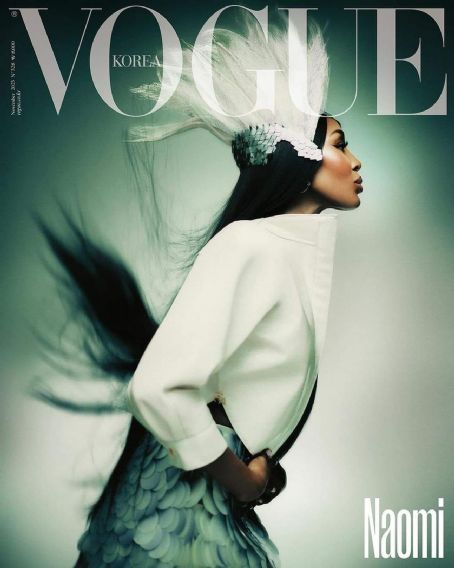 Naomi Campbell, Vogue Magazine November 2023 Cover Photo - South Korea