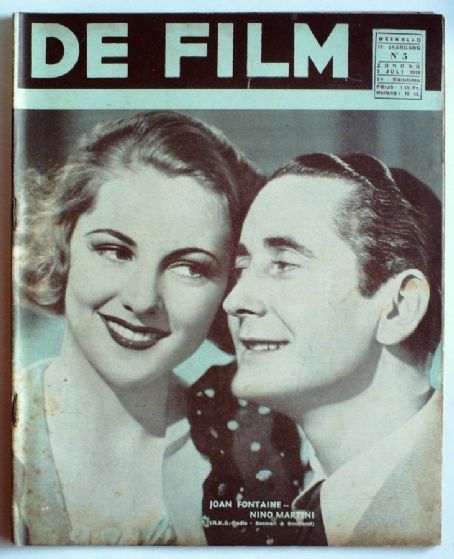 Joan Fontaine, Nino Martini, De Film (Belgian Magazine) Magazine 03 ...