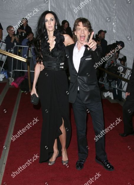 Mick Jagger and his partner L'Wren Scott attend the Metropolitan Museum of Art Costume Institute Benefit Gala 