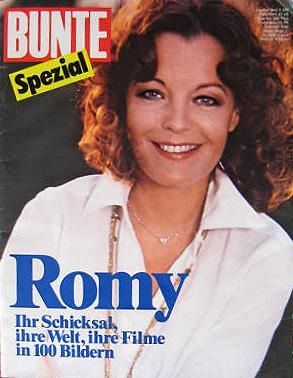 Romy Schneider, Bunte Magazine 29 May 1982 Cover Photo - Germany