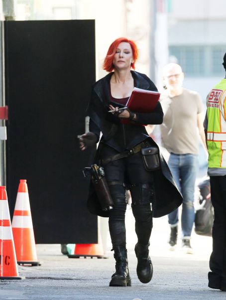 Cate Blanchett – On the set of Borderlands in Los Angeles
