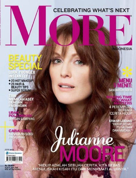 Julianne Moore, More Magazine June 2012 Cover Photo - Indonesia