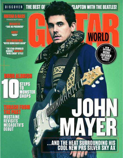 John Mayer - Guitar World Magazine Cover [United States] (September 2018)