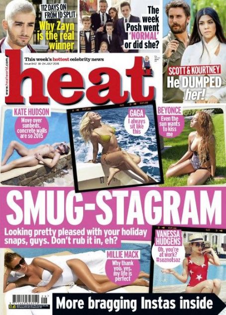 Lady Gaga - Heat Magazine Cover [United Kingdom] (18 July 2015)