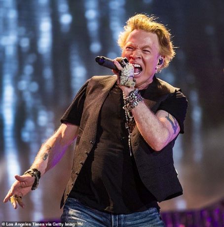 Guns N' Roses frontman Axl Rose slams Aussie fan who flew a drone in front of his face during live concert on the Gold Coast: 'Play with your toys somewhere else'
