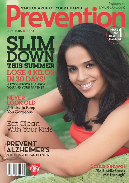 Saina Nehwal - Prevention Magazine Cover [India] (June 2015)