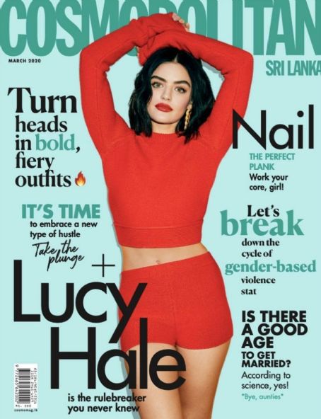 Lucy Hale, Cosmopolitan Magazine March 2020 Cover Photo - Sri Lanka