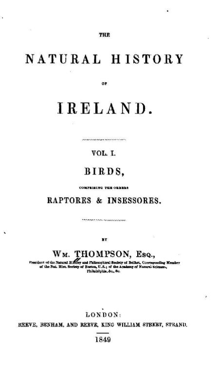 The Natural History of Ireland