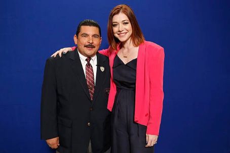 Guillermo Rodriguez and Alyson Hannigan - ABC's 
