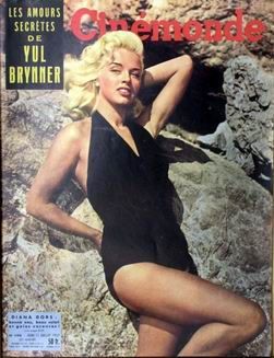 Diana Dors - Cinemonde Magazine Cover [France] (11 July 1957)