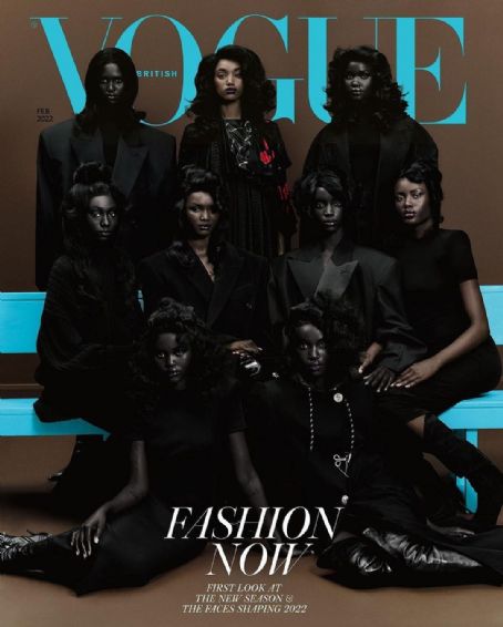 Adut Akech - Vogue Magazine Cover [United Kingdom] (February 2022)