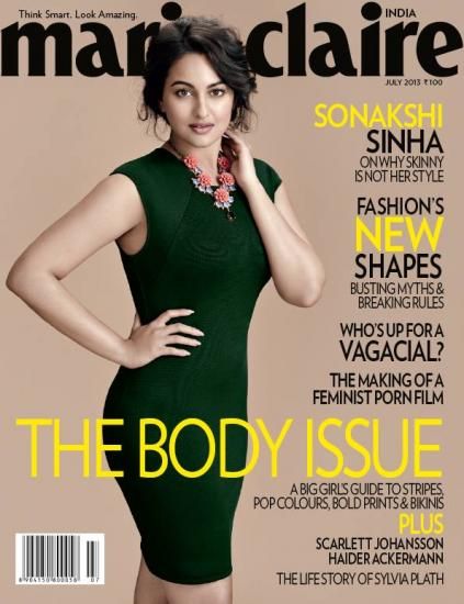 Porn Sobakshi Sinha Story - Sonakshi Sinha - Marie Claire Magazine Pictorial [India] (July 2013) -  FamousFix