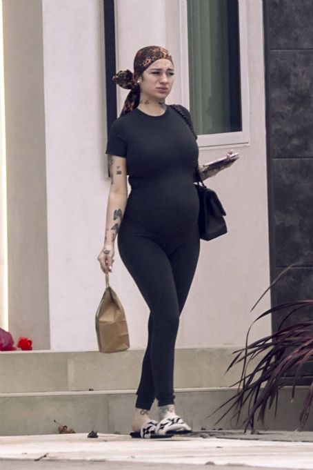 Bhad Bhabie – Shows her baby bump during a casual Los Angeles outing
