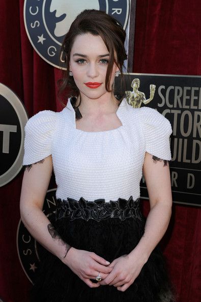 Emília Clarke At The 18th Annual Screen Actors Guild Awards (2012)