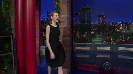 Emma Stone - Late Show with David Letterman