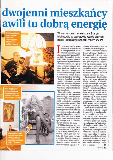 Gustaw Holoubek - Retro Magazine Pictorial [Poland] (June 2019)