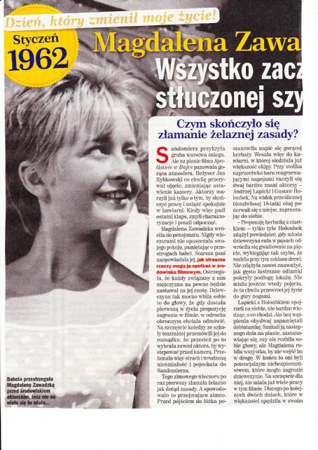 Magdalena Zawadzka - Rewia Magazine Pictorial [Poland] (17 October 2018)