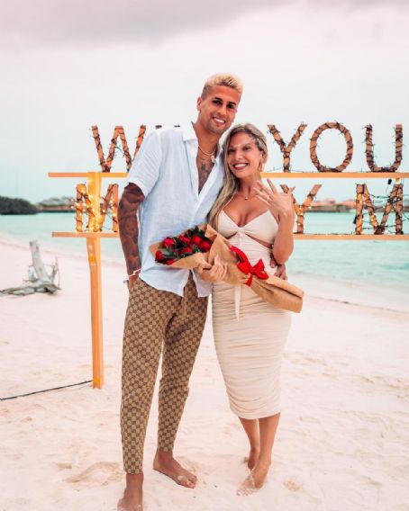 João Cancelo and Daniela Machado - Engagement