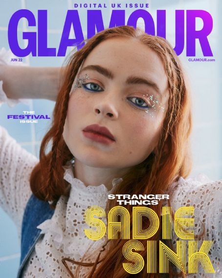 Sadie Sink, Glamour Magazine June 2022 Cover Photo - United Kingdom