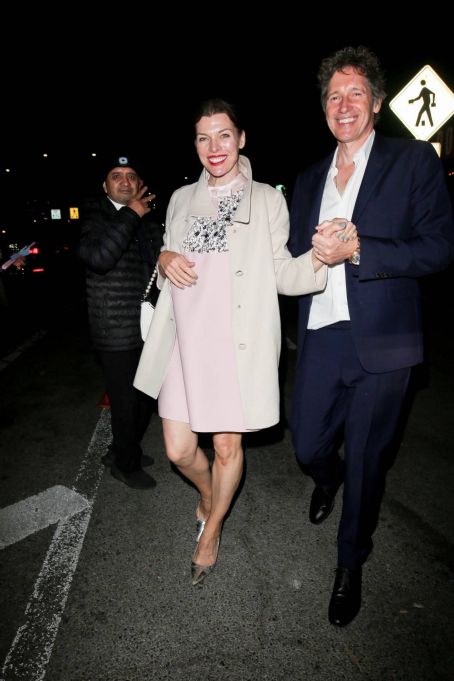 Milla Jovovich – Leaving a Prada event in Los Angeles