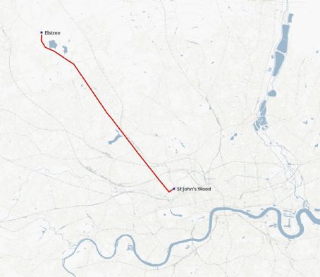 Elstree to St. John's Wood Cable Tunnel