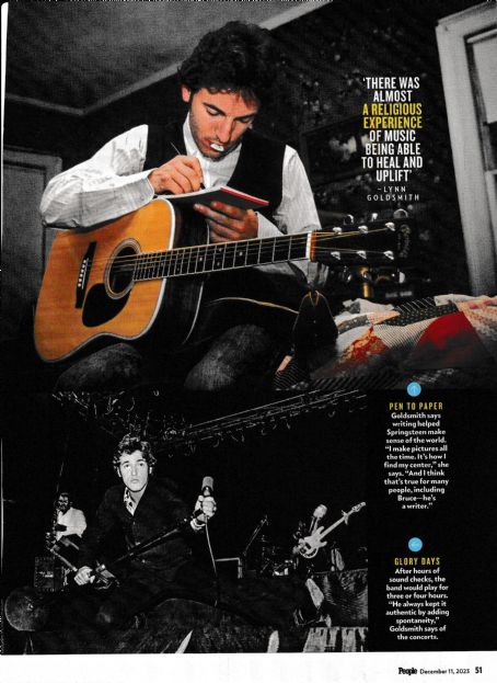 Bruce Springsteen - People Magazine Pictorial [United States] (11 December 2023)