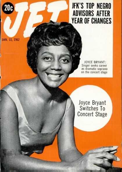 Joyce Bryant, Jet Magazine 11 January 1962 Cover Photo - United States