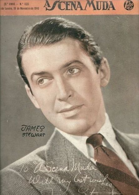 James Stewart, A Scena Muda Magazine 19 November 1940 Cover Photo - Brazil